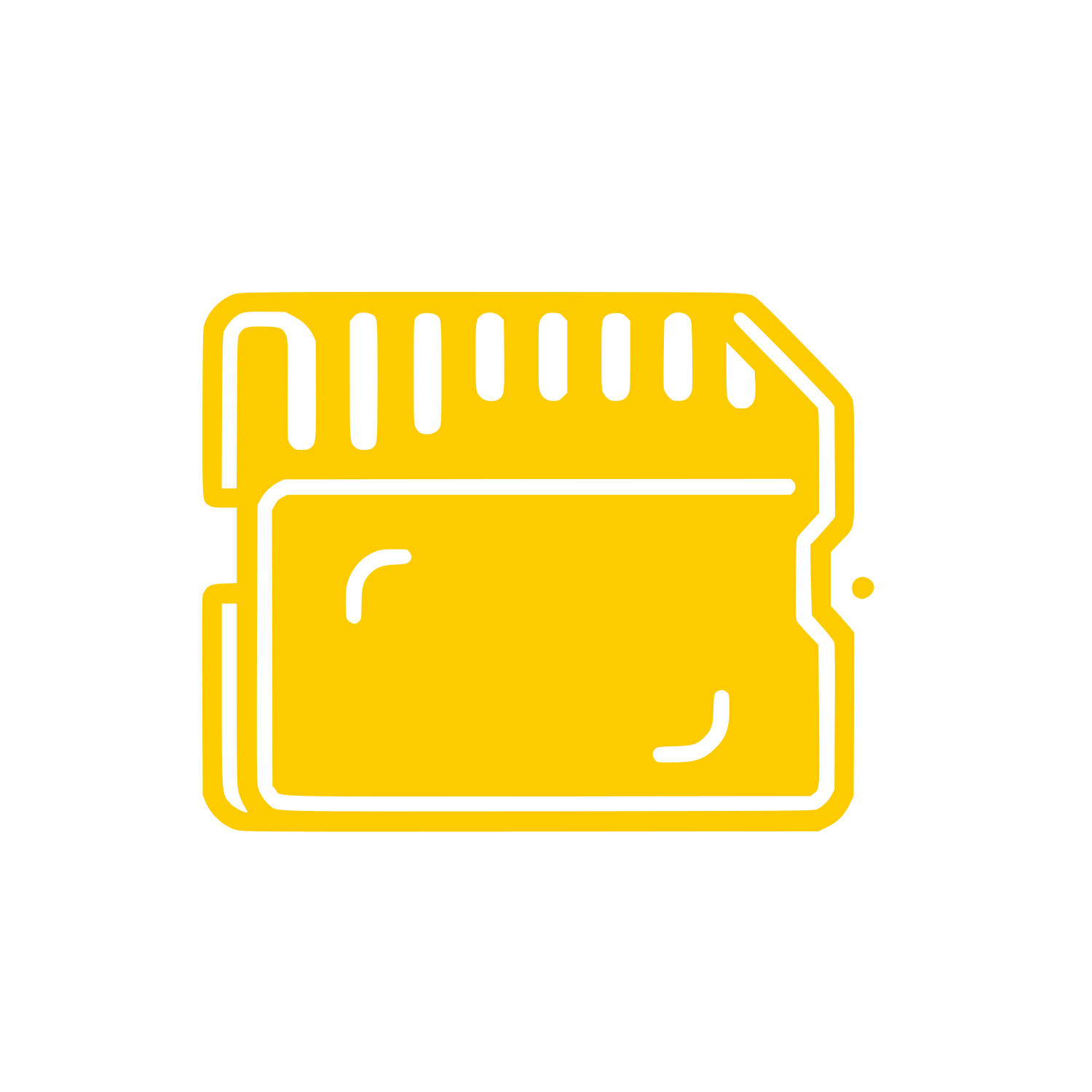Data Chip Logo #FCCB00