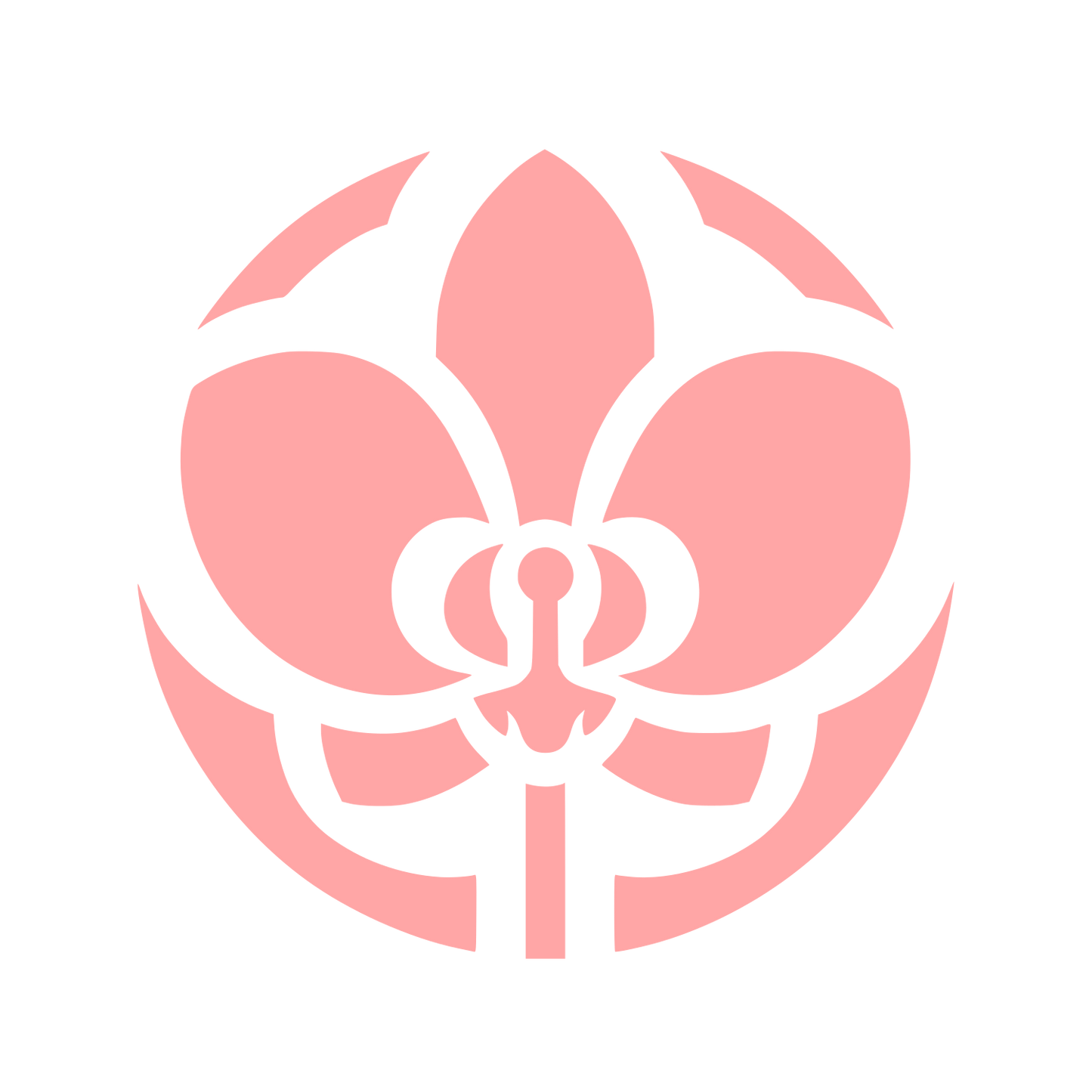 Logo of Orchid Flower #ffa6a6