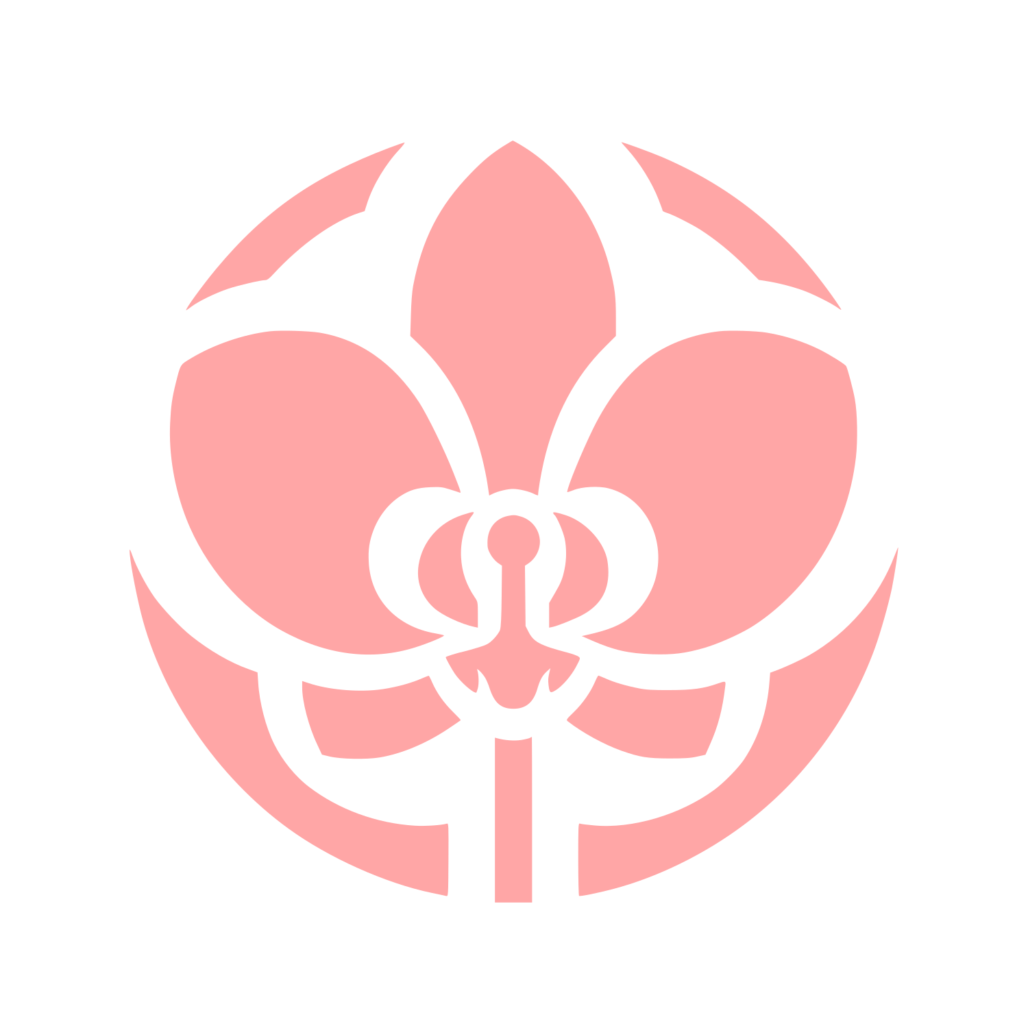 Logo of Orchid Flower #ffa6a6