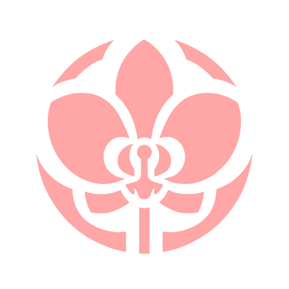 Logo of Orchid Flower #ffa6a6