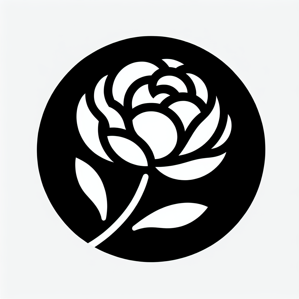 Rose Flower Logo