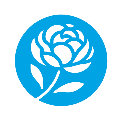 Rose Flower Logo #00a3e4