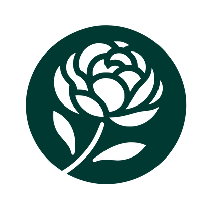 Rose Flower Logo #003932