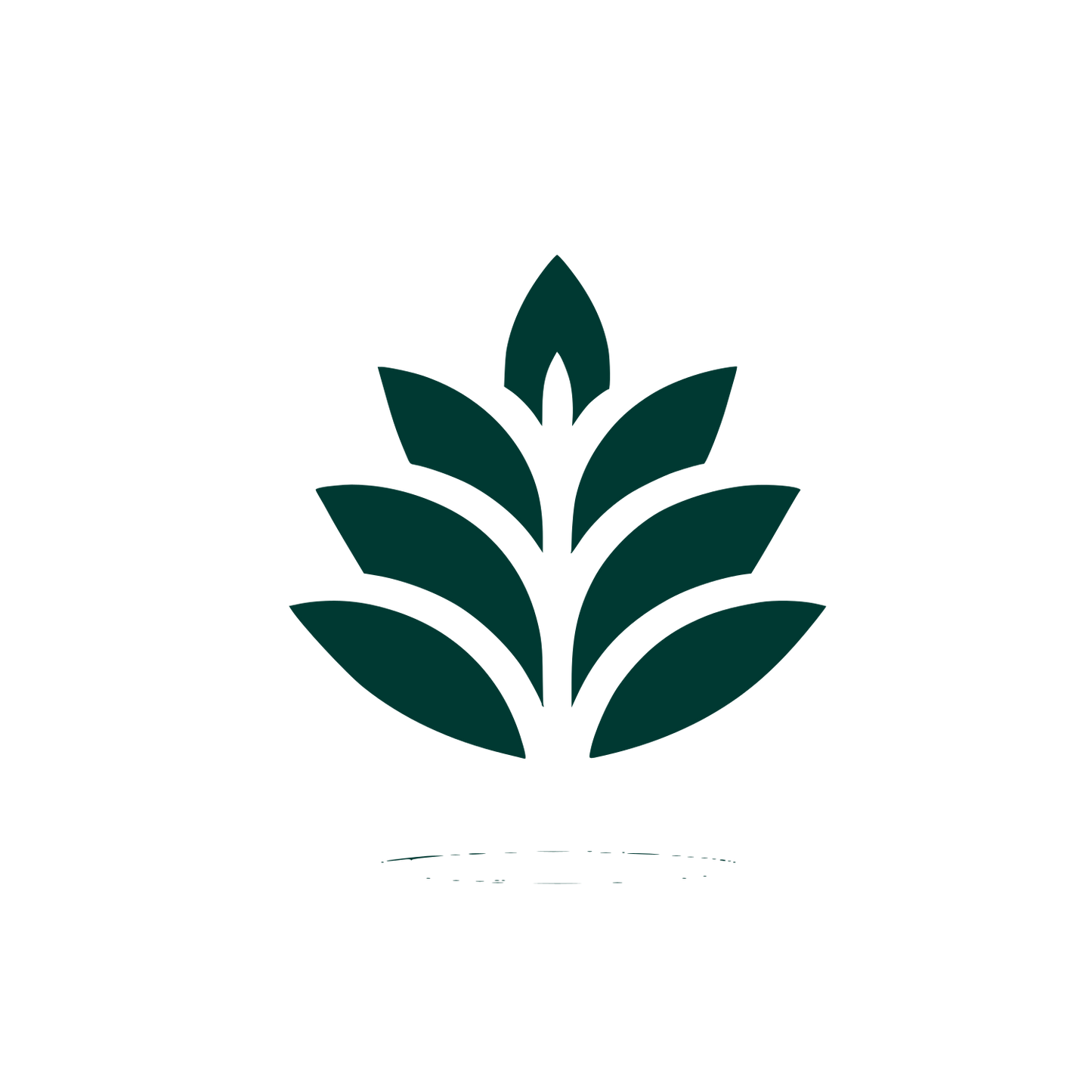 Lavender Leaf Logo #003932