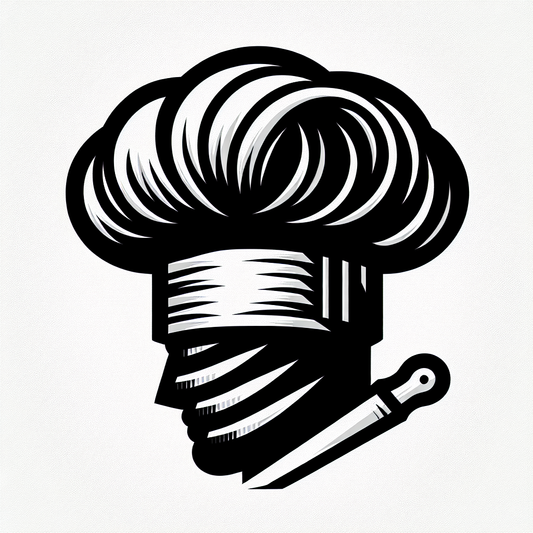 Chef Hat and Knife Logo