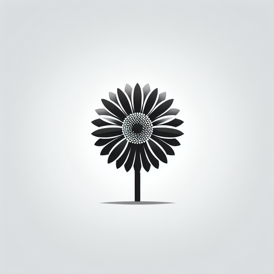 Black Flower Logo