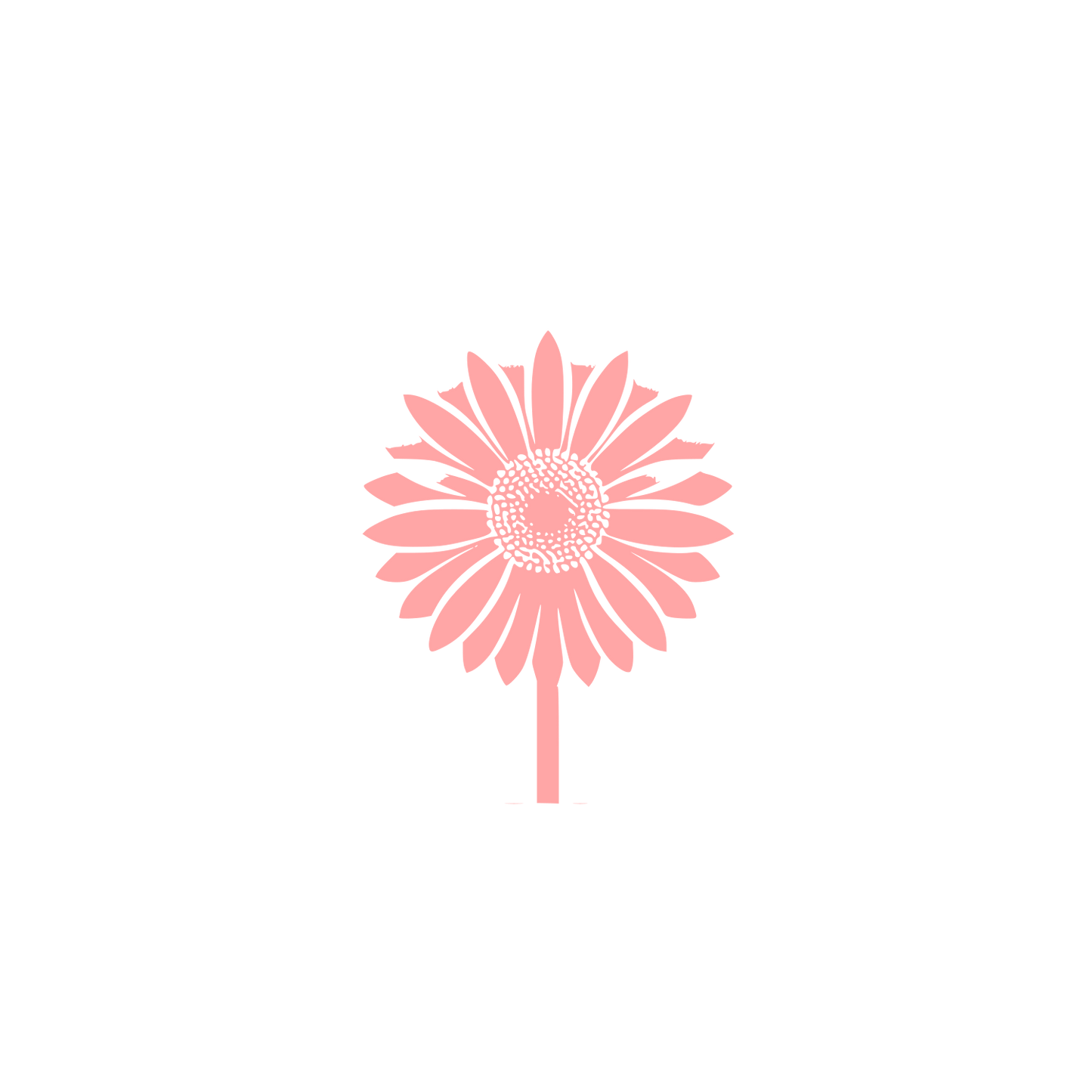 Black Flower Logo #ffa6a6