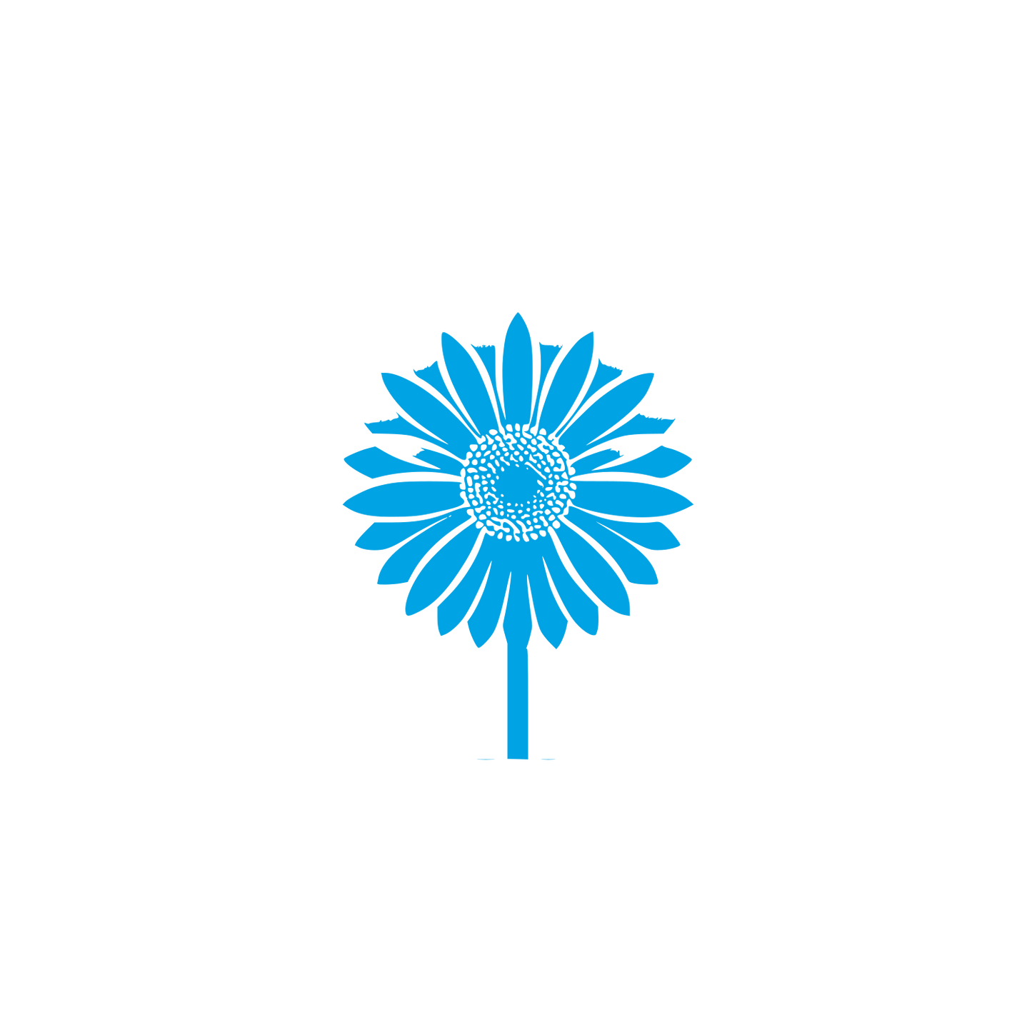 Black Flower Logo #00a3e4