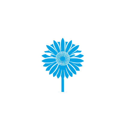 Black Flower Logo #00a3e4