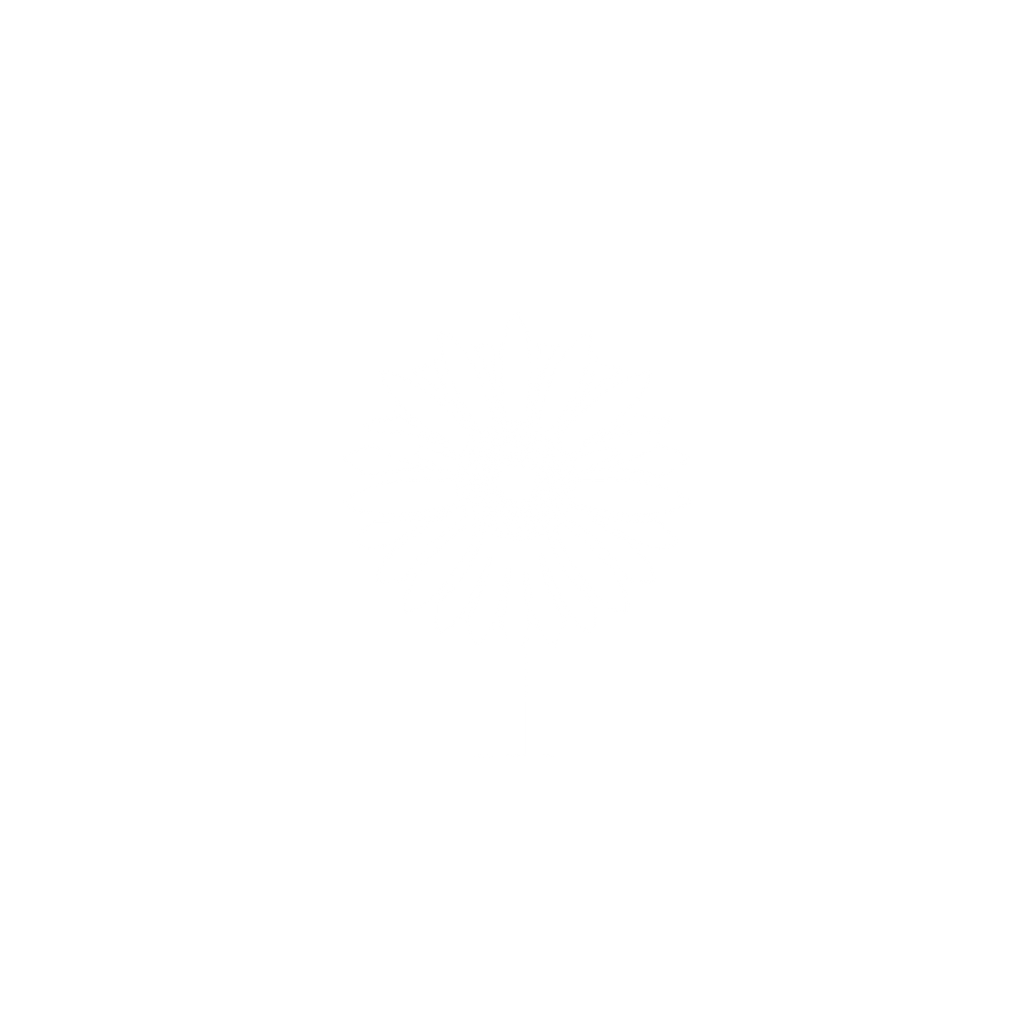 Black Flower Logo #ffffff