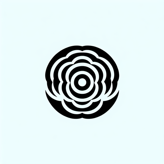 Logo with Floral Design