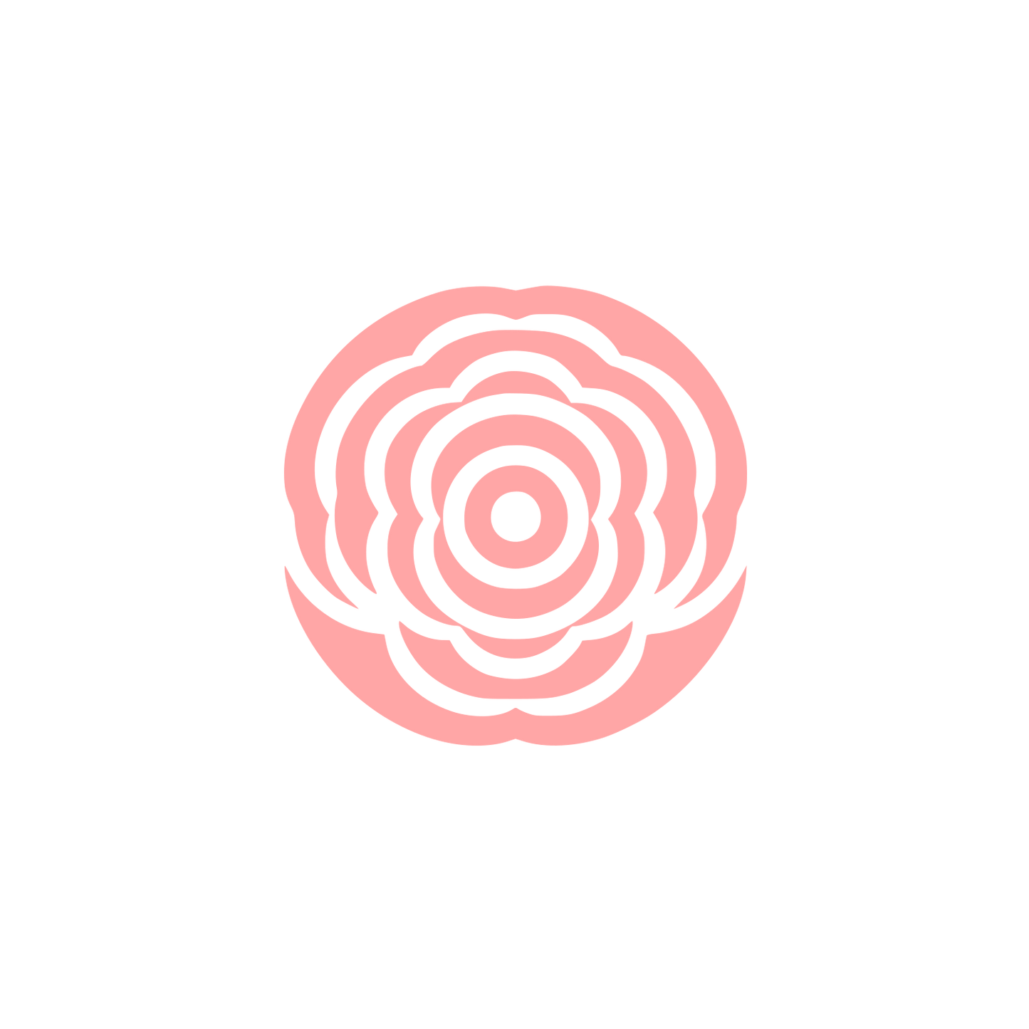 Logo with Floral Design #ffa6a6