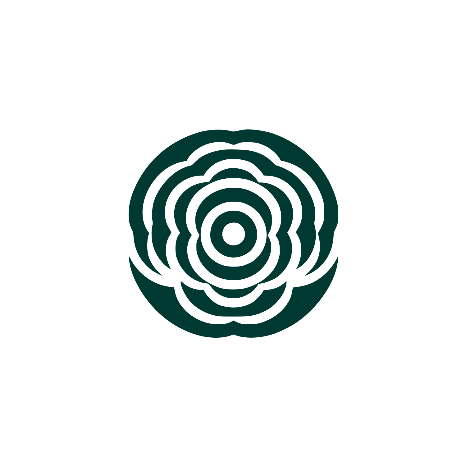 Logo with Floral Design #003932