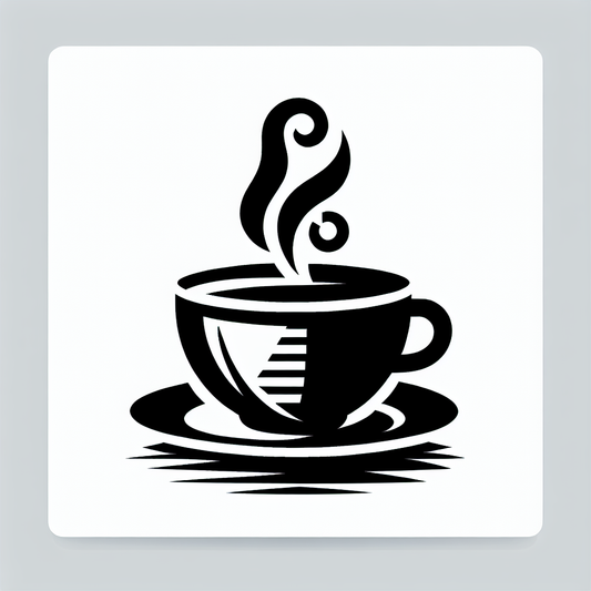 Steaming Coffee Cup Logo
