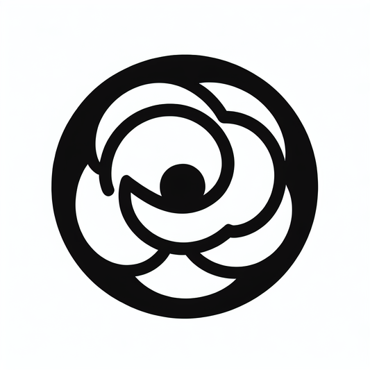Ranunculus Flower Logo