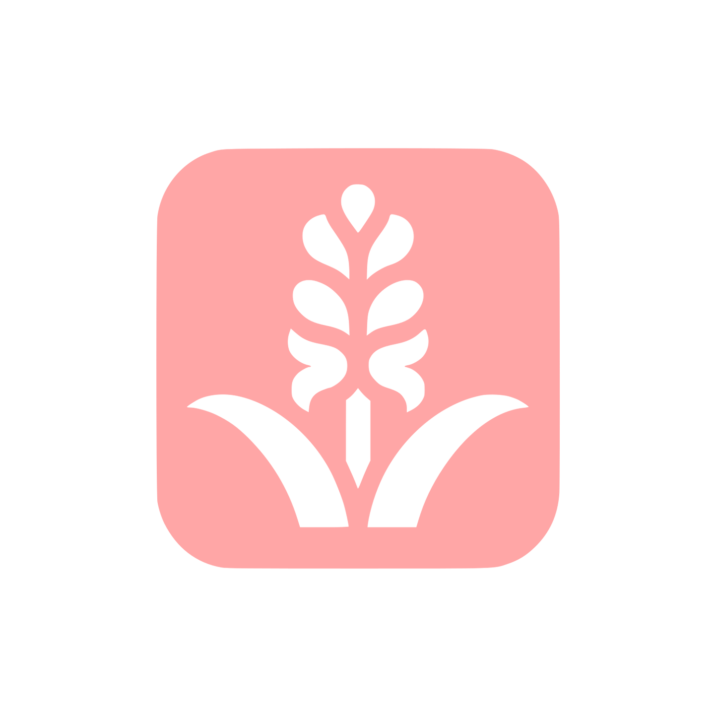 Hyacinth Flower Logo #ffa6a6