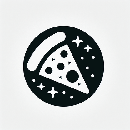Starry Night Pizza Logo