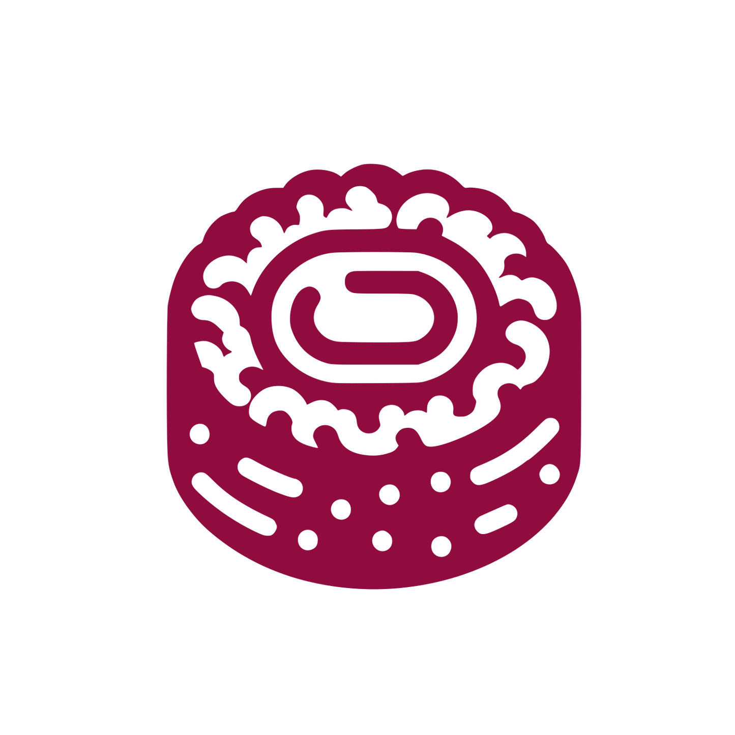 Layered Cake Logo #900C3F