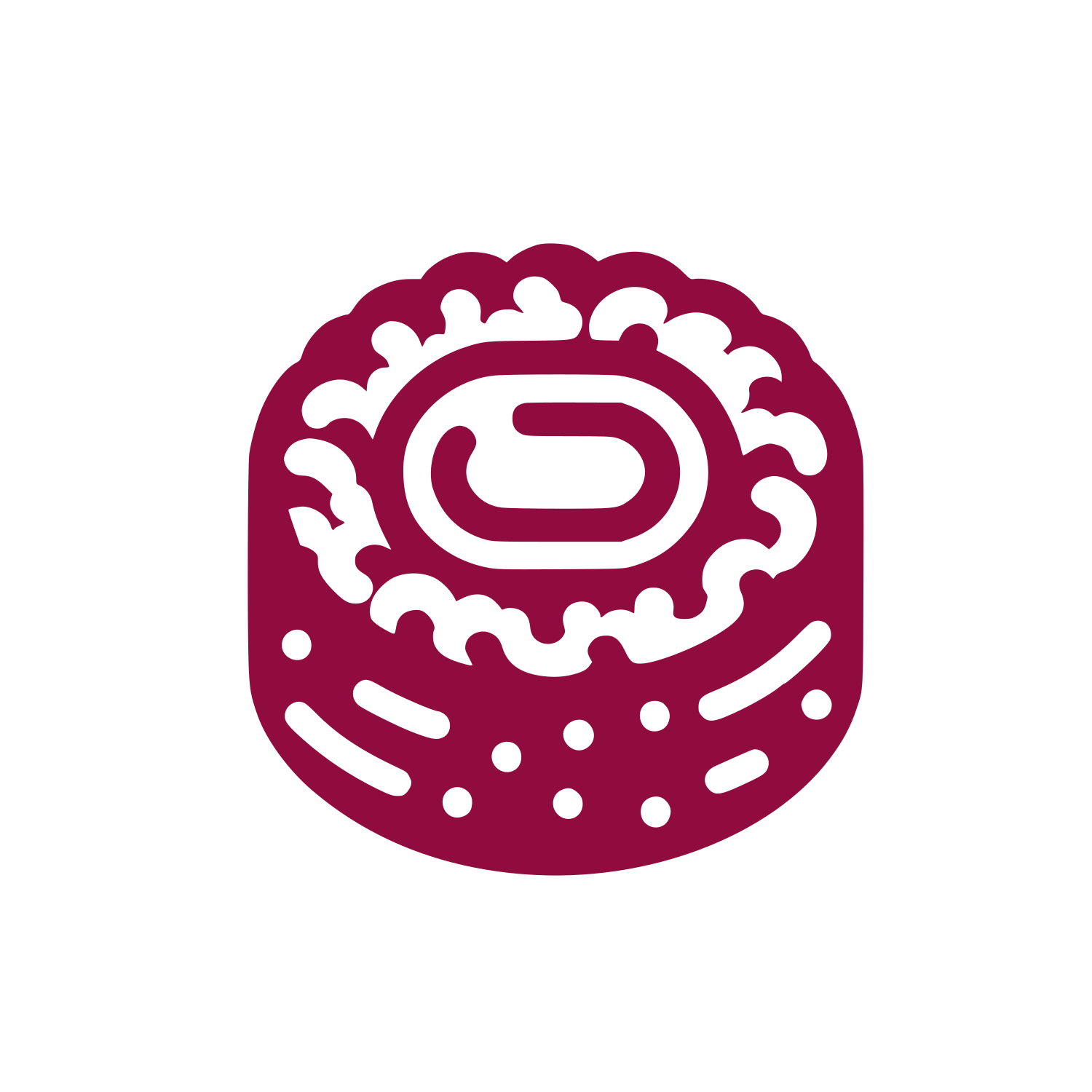 Layered Cake Logo #900C3F