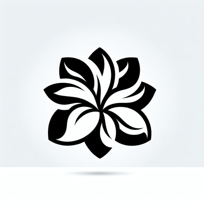 Gardenia Flower Logo