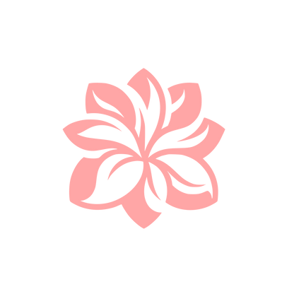 Gardenia Flower Logo #ffa6a6