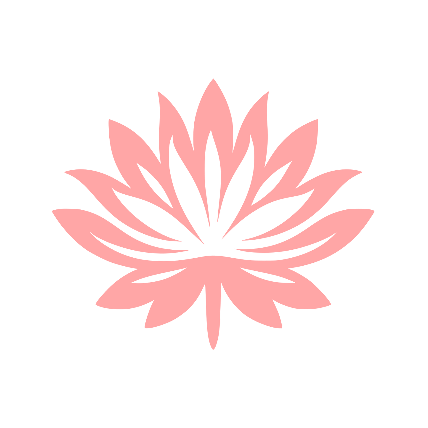 Lotus Logo Design #ffa6a6