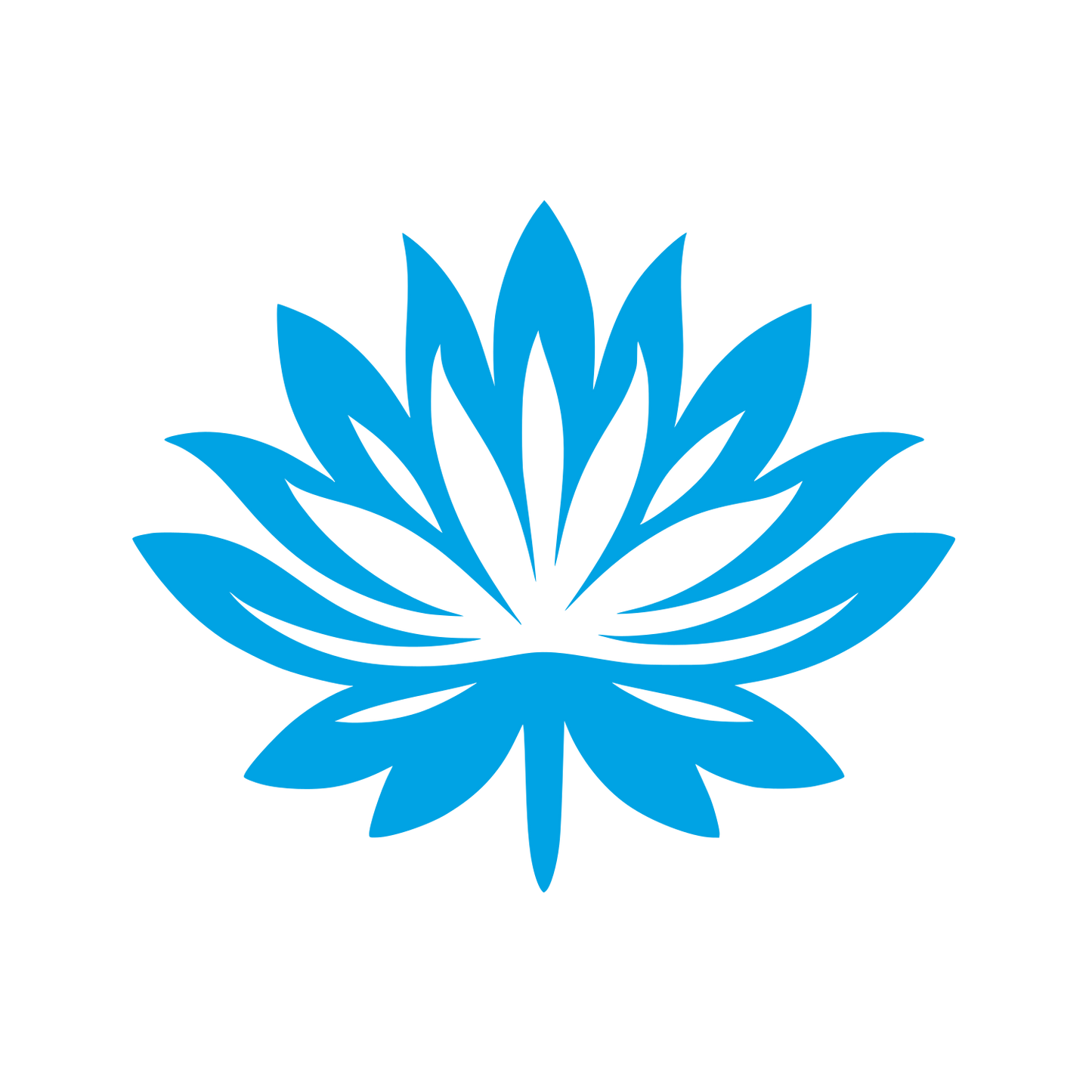 Lotus Logo Design #00a3e4