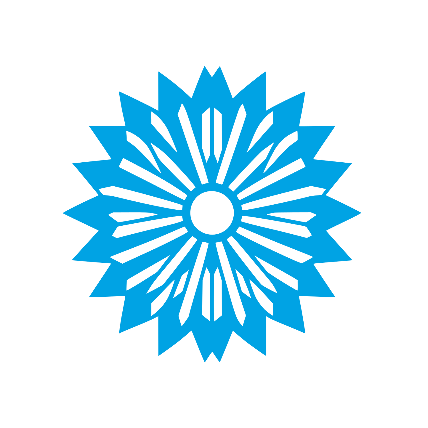 Starburst Logo Design #00a3e4