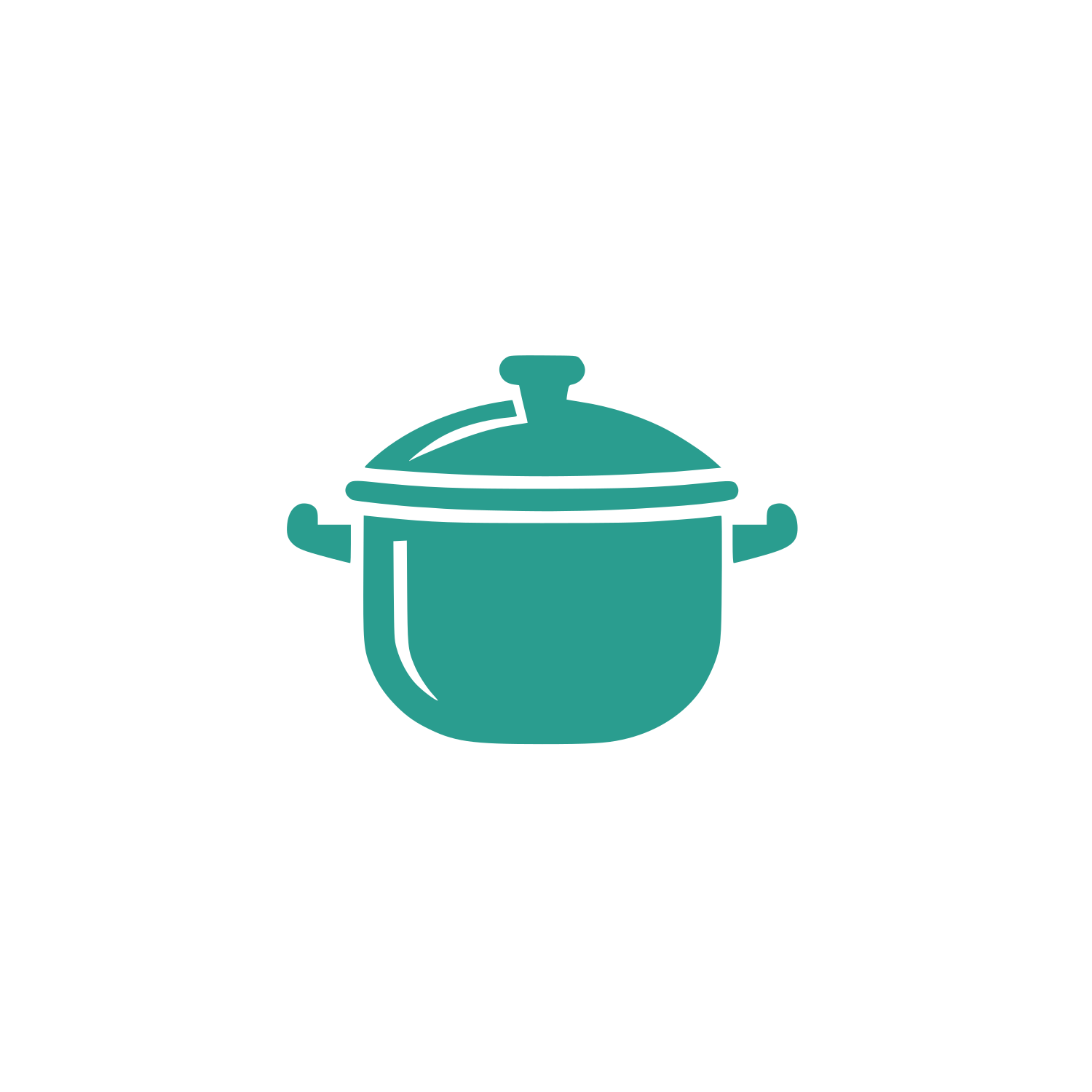 Cooking Pot Logo #2A9D8F