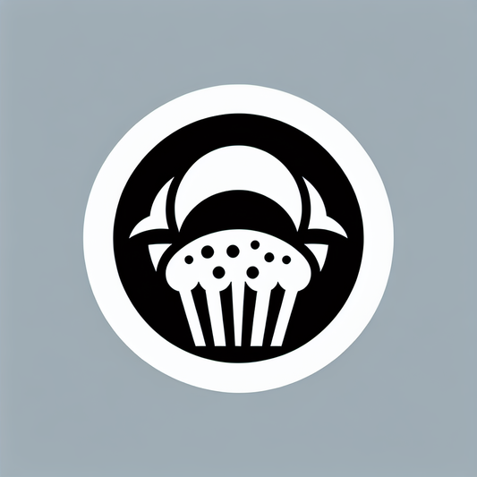 Muffin Circle Emblem Logo