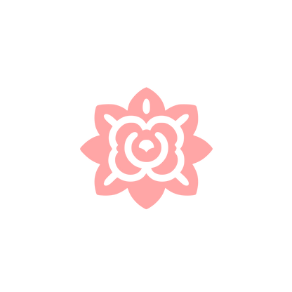 Rose Floral Logo #ffa6a6