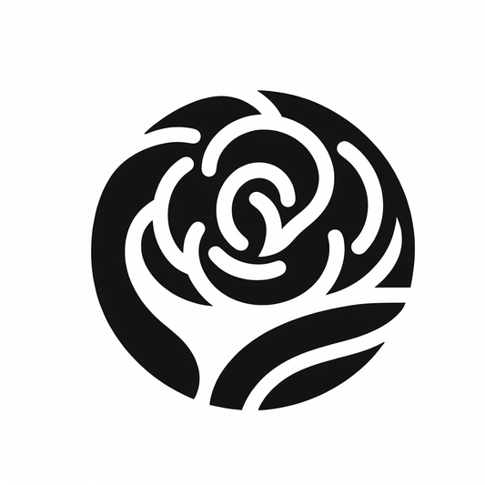 Logo with Rose Design