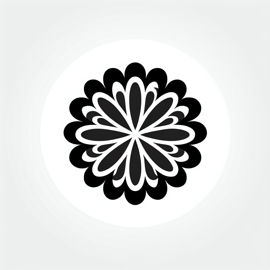 Chrysanthemum Flower Logo