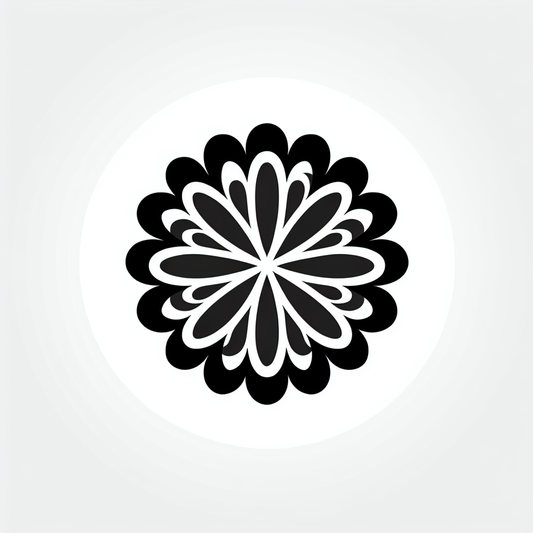 Chrysanthemum Flower Logo