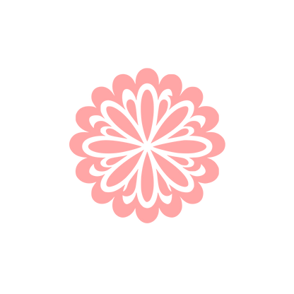Chrysanthemum Flower Logo #ffa6a6