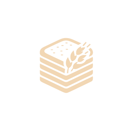 Sliced Bread Wheat Logo #F2D7B4
