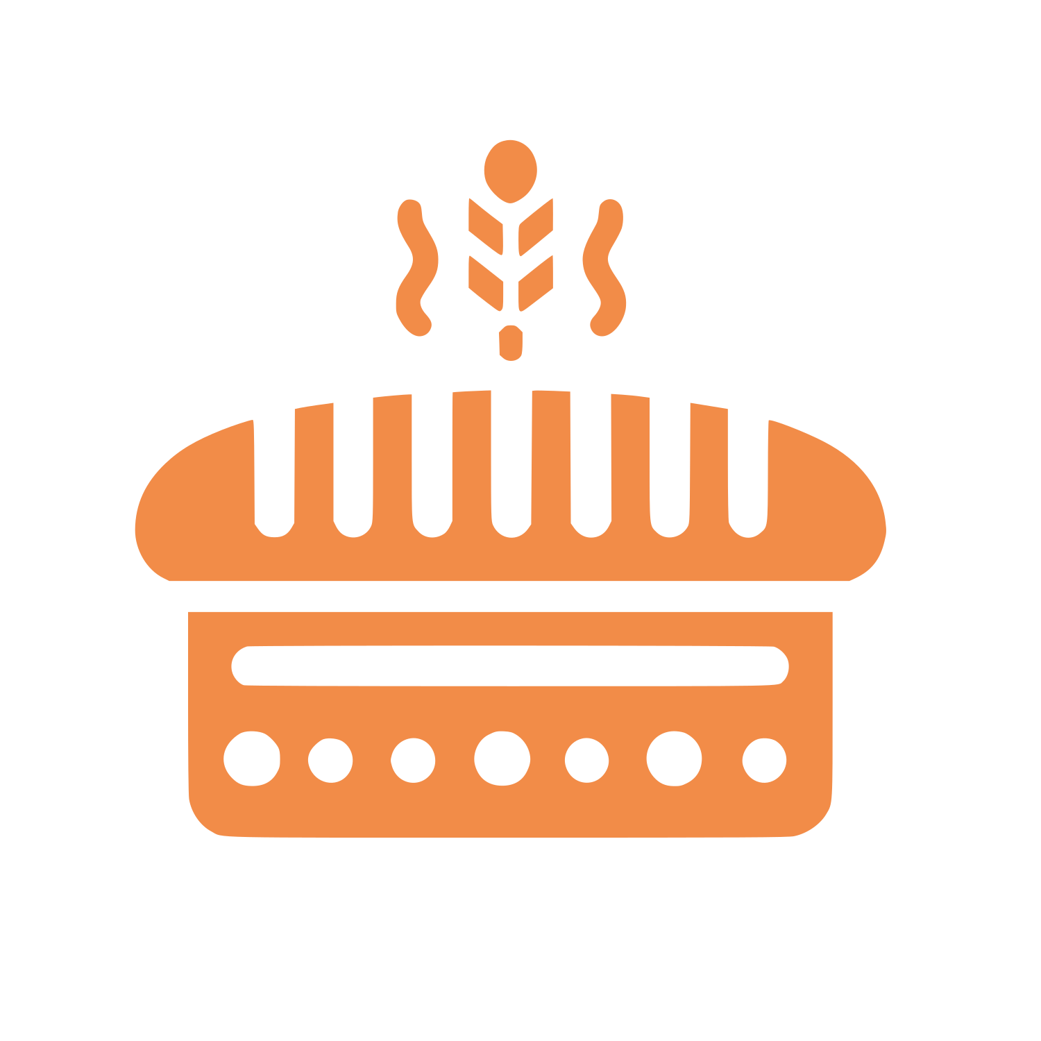 Wheat Pie Steam Logo #F28C48
