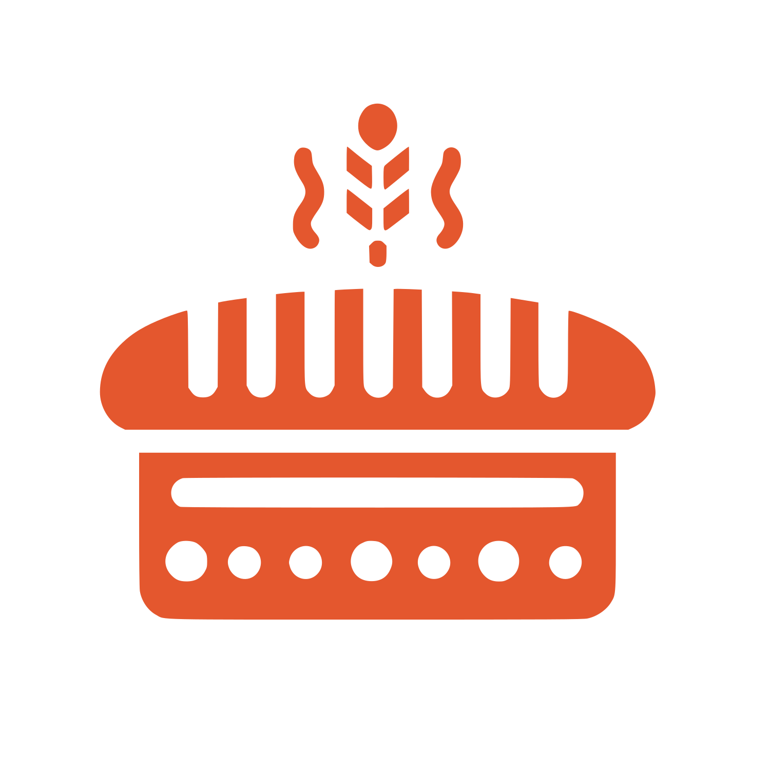 Wheat Pie Steam Logo #E4572E