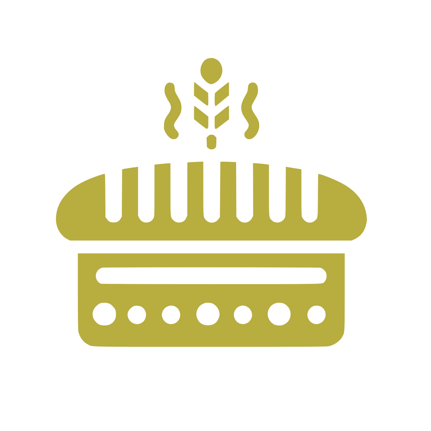 Wheat Pie Steam Logo #B8AD3F
