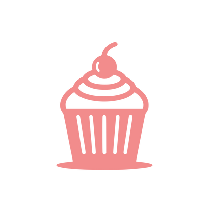 Cupcake Cherry Logo #F28C8C