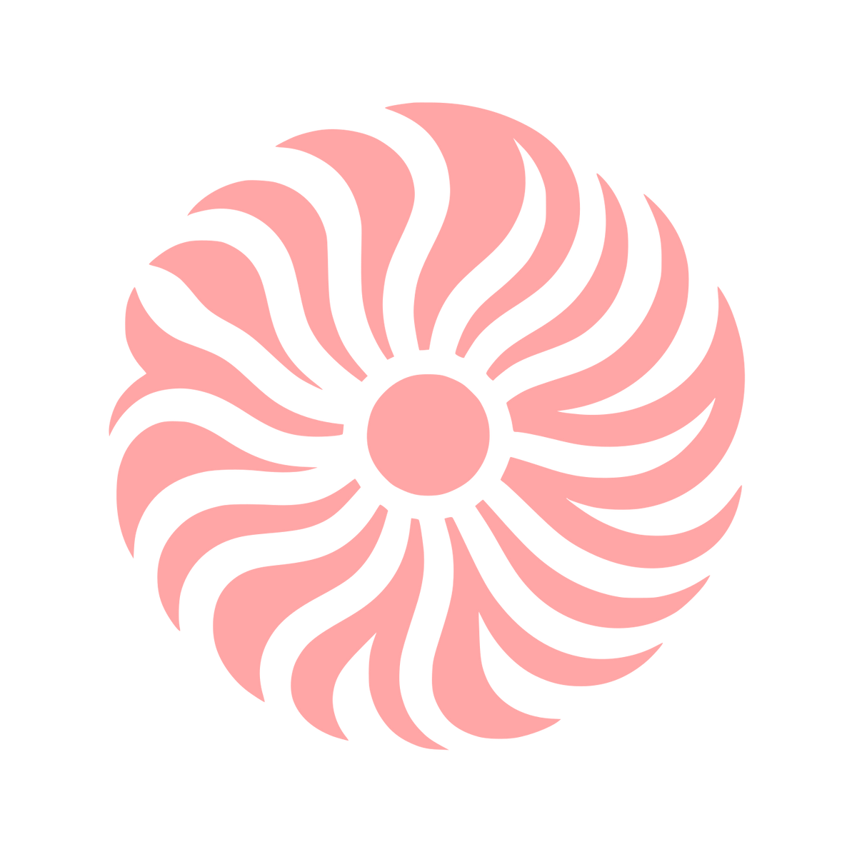 Sun Logo #ffa6a6