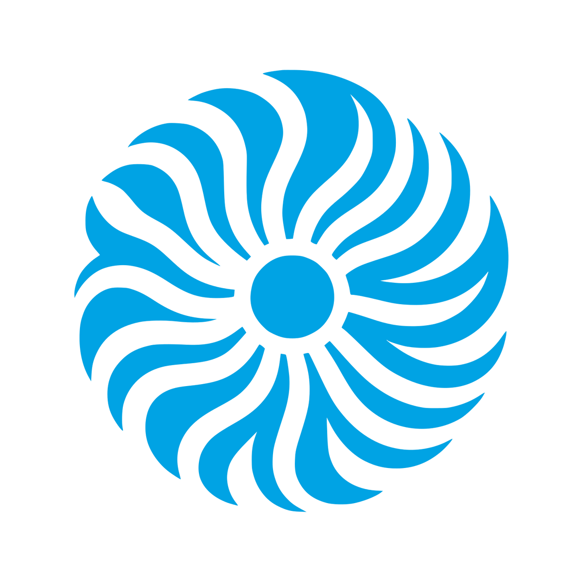 Sun Logo #00a3e4