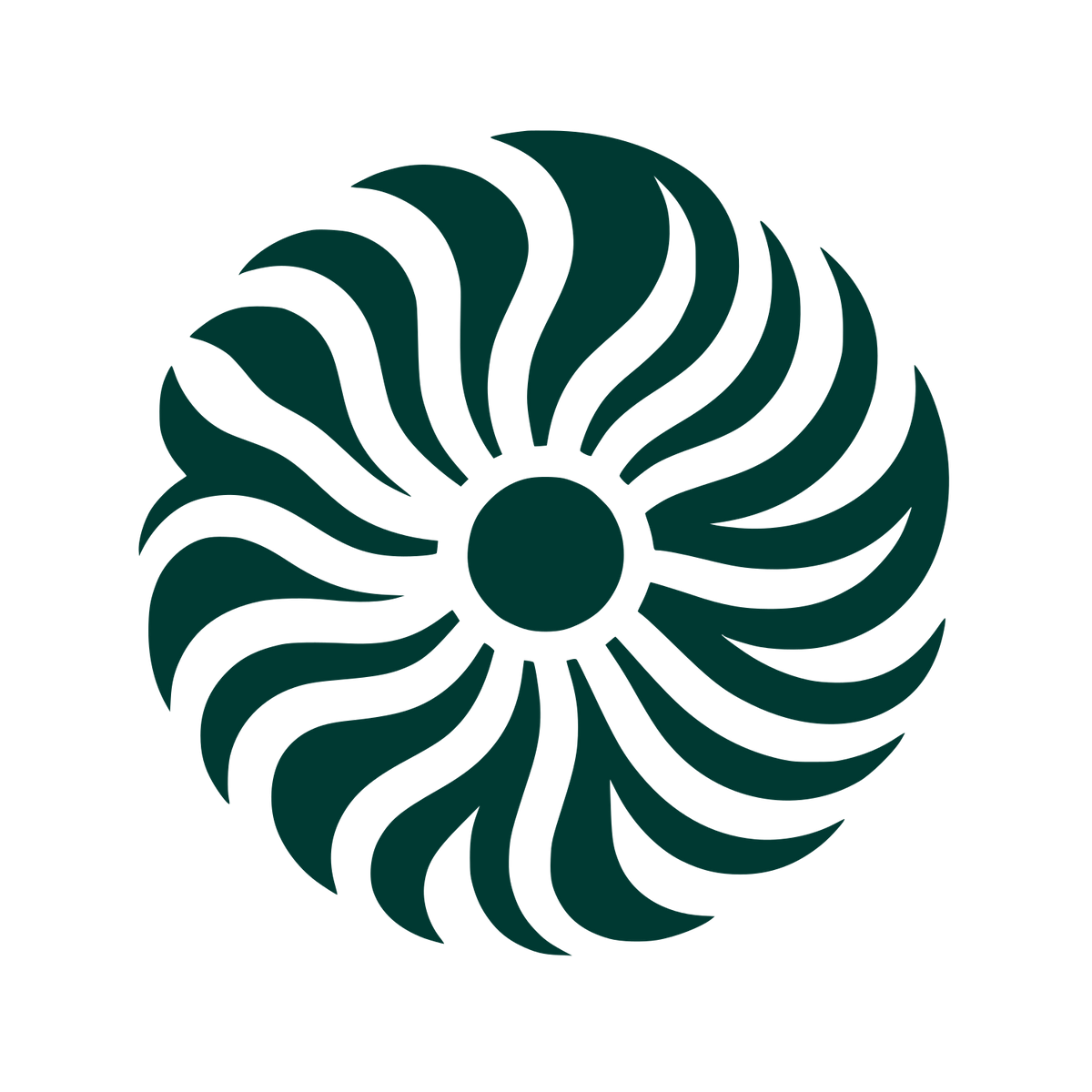 Sun Logo #003932