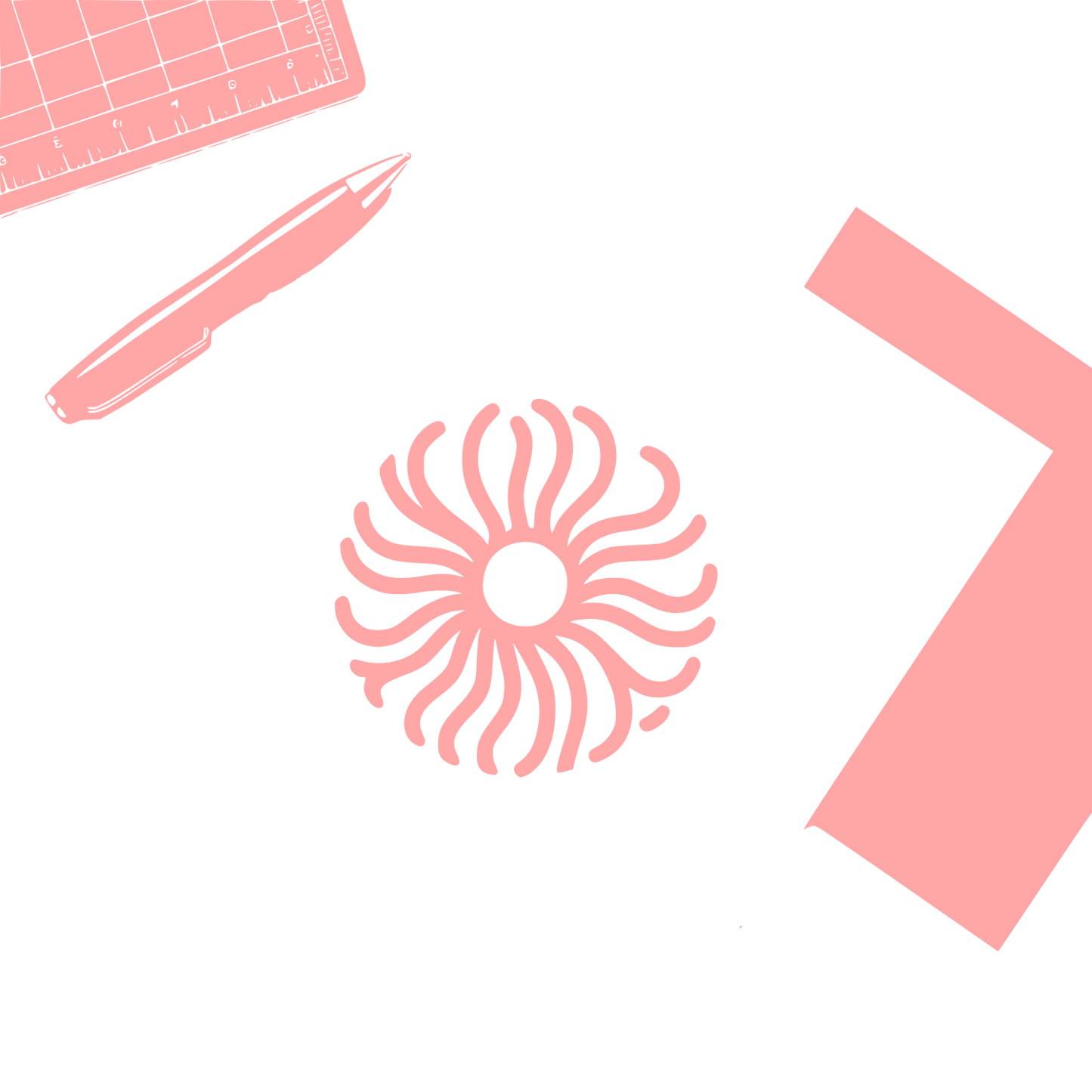 Bold Sun Logo #ffa6a6