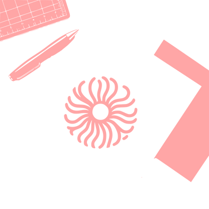 Bold Sun Logo #ffa6a6