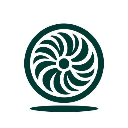 Spinning Wheel Logo #003932
