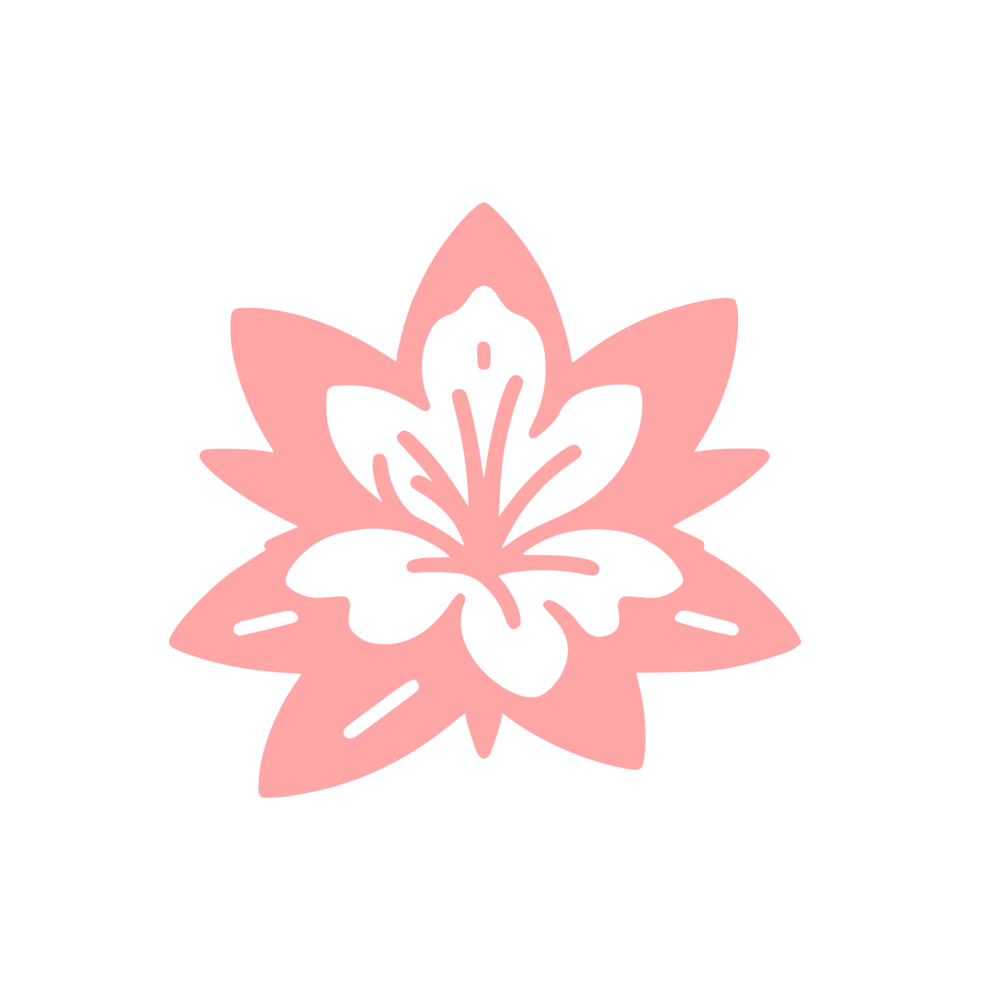 Logo Floral Design #ffa6a6