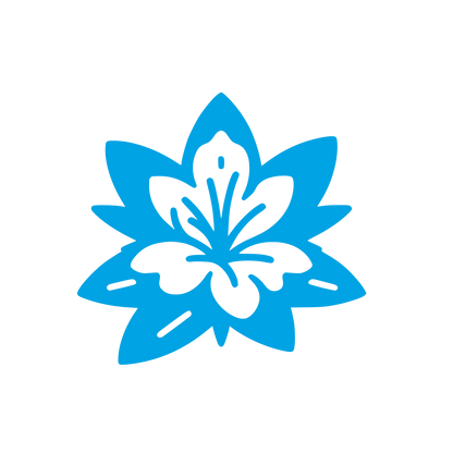 Logo Floral Design #00a3e4