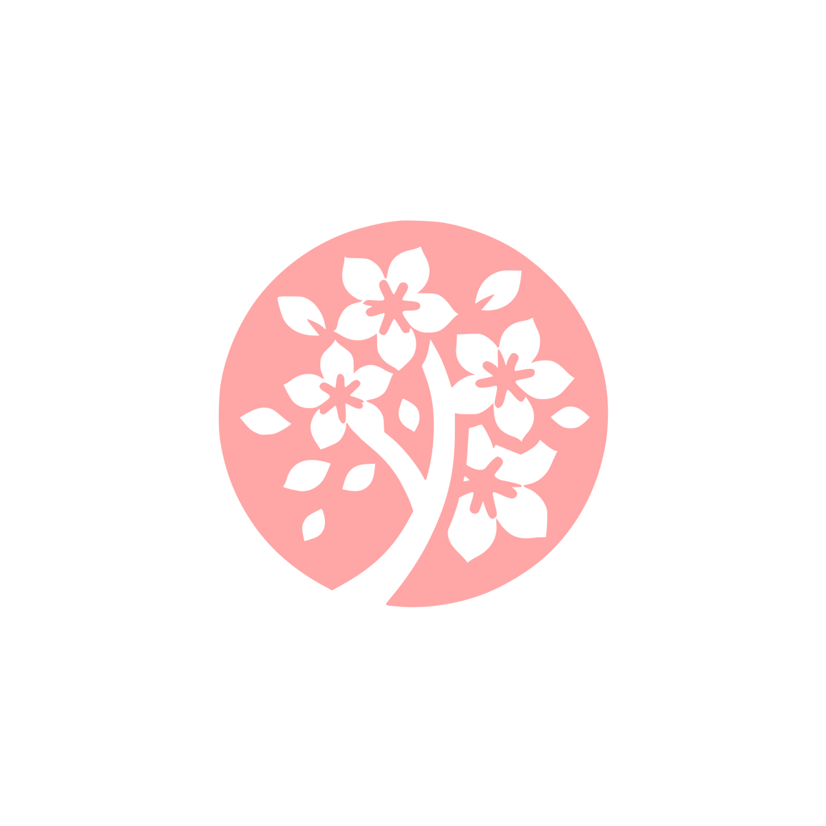 Floral Tree Logo #ffa6a6