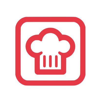 Chef Hat Logo #E63946